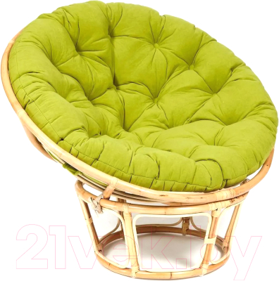 Кресло садовое Tetchair Papasan Eco P115-1/SP STD c подушкой, ремешками - фото