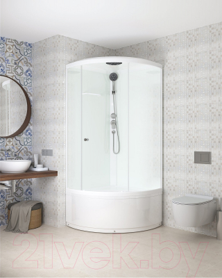 Душевая кабина Domani-Spa Simple 110 High / DS01Sm110HWCl00-V1.2