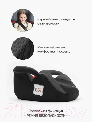 Бустер Amarobaby Spector / AB222007SChSe/09 (черный/серый)