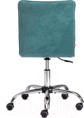 Кресло офисное Tetchair Zero велюр Clermon (бирюзовый)