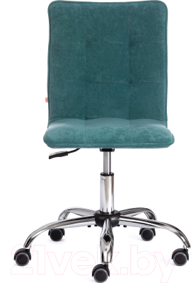 Кресло офисное Tetchair Zero велюр Clermon (бирюзовый)