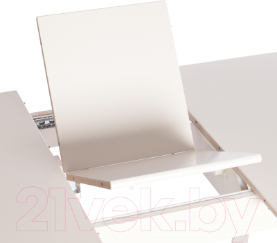 Обеденный стол Tetchair Caterina Provence 100+30x70x75 (бук/Ivory White)