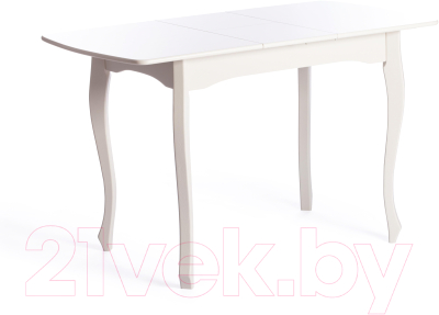 Обеденный стол Tetchair Caterina Provence 100+30x70x75 (бук/Ivory White)