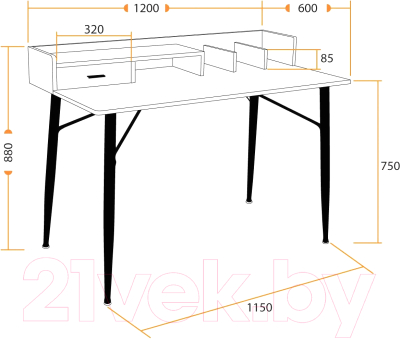 Письменный стол Tetchair WD-13