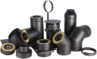 Кронштейн для дымохода КПД ЗИ телескопический 2мм 180