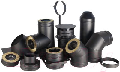 Кронштейн для дымохода КПД ЗИ телескопический под тройник 2мм 120