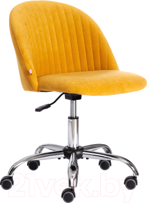 Кресло офисное Tetchair Melody (велюр Clermon/горчичный 170) - фото