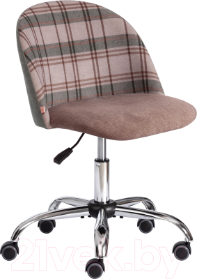 Кресло офисное Tetchair Melody (зеленый Scotch цвет 3/зеленый Scotch комп 4/коричневый Scotch комп 1) - фото