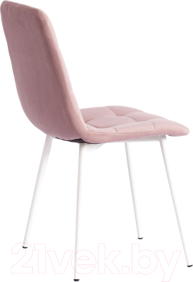 Стул Tetchair Chilly Max 45x54x90 (пыльно-розовый/белый)