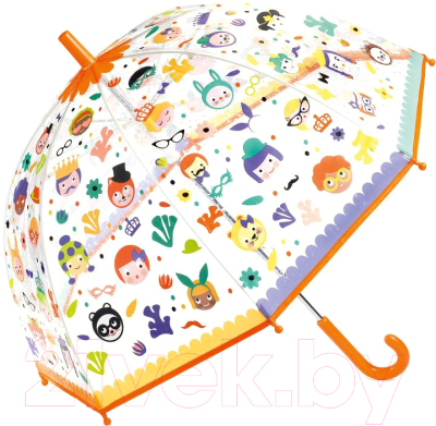 Зонт-трость Djeco Личики / DD04709