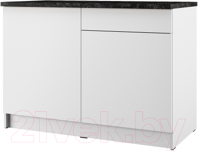 Шкаф-стол кухонный Eligard Urban ШСК 120 (белый/кастилло темный)