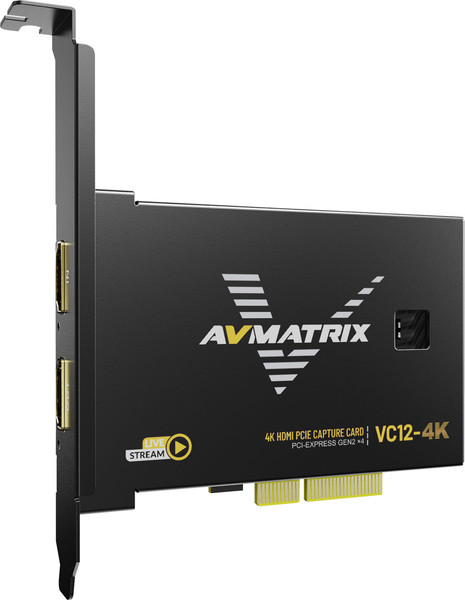 Устройство видеозахвата Avmatrix VC12-4K HDMI PCIE / 29982
