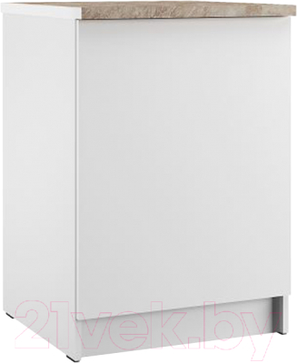 Шкаф-стол кухонный Eligard Urban ШСК1 60 (белый/малага) - фото