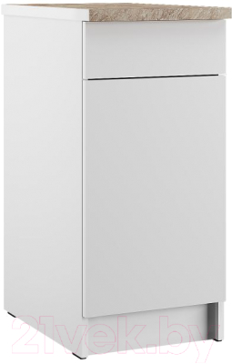 Шкаф-стол кухонный Eligard Urban ШСК 40 1Я (белый/малага) - фото