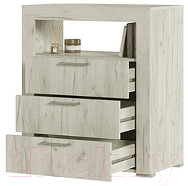 Комод Стендмебель Гранд К2 (дуб крафт белый)