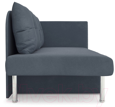 Тахта Mebel-Ars Алиса (велюр серо-синий HB-178 26)