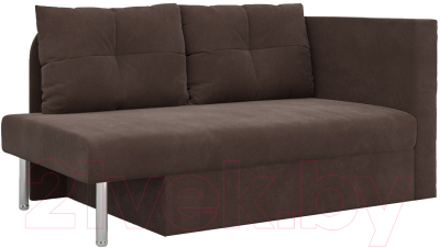 Тахта Mebel-Ars Алиса (велюр молочный шоколад НВ-178 13) - фото