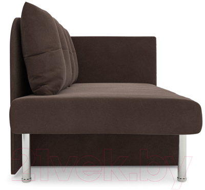 Тахта Mebel-Ars Алиса (велюр молочный шоколад НВ-178 13)