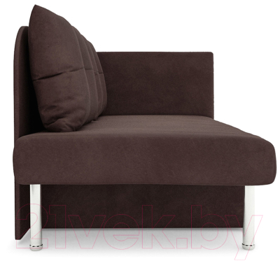 Тахта Mebel-Ars Алиса (велюр шоколадный НВ-178 16)