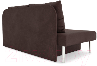 Тахта Mebel-Ars Алиса (велюр шоколадный НВ-178 16)