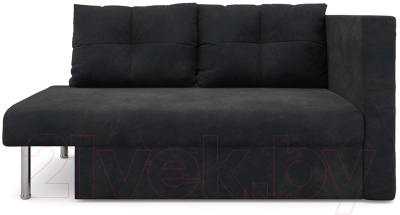 Тахта Mebel-Ars Алиса (велюр черный НВ-178 17)