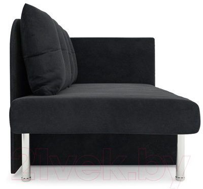 Тахта Mebel-Ars Алиса (велюр черный НВ-178 17)