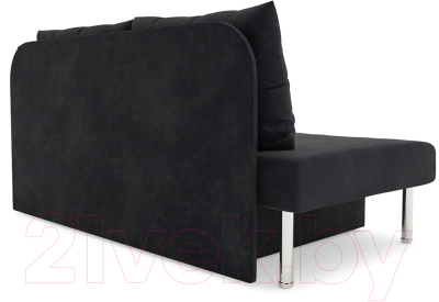 Тахта Mebel-Ars Алиса (велюр черный НВ-178 17)