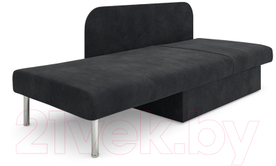 Тахта Mebel-Ars Алиса (велюр черный НВ-178 17)