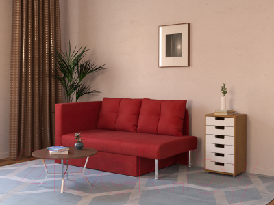 Тахта Mebel-Ars Алиса (кордрой красный)