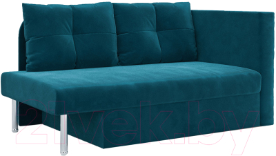 Тахта Mebel-Ars Алиса (бархат сине-зеленый Star Velvet 43 Black Green) - фото