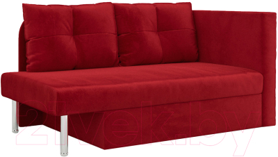 Тахта Mebel-Ars Алиса (бархат красный Star Velvet 3 Dark Red) - фото