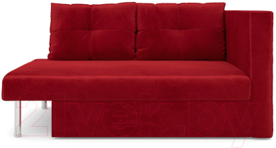 Тахта Mebel-Ars Алиса (бархат красный Star Velvet 3 Dark Red)
