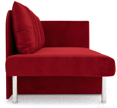 Тахта Mebel-Ars Алиса (бархат красный Star Velvet 3 Dark Red)