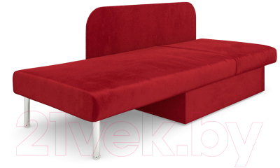 Тахта Mebel-Ars Алиса (бархат красный Star Velvet 3 Dark Red)