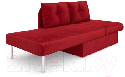 Тахта Mebel-Ars Алиса (бархат красный Star Velvet 3 Dark Red)