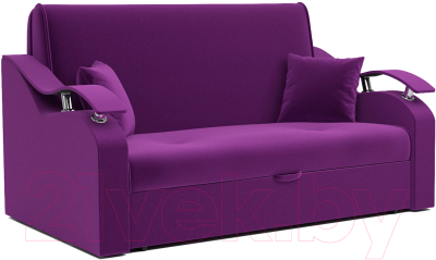 Диван Mebel-Ars Шарк №2 (фиолетовый) - фото