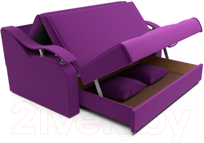 Диван Mebel-Ars Шарк №2 (фиолетовый)