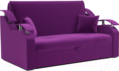 Диван Mebel-Ars Шарк №3 (фиолетовый) - фото