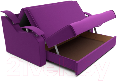 Диван Mebel-Ars Шарк №3 (фиолетовый)