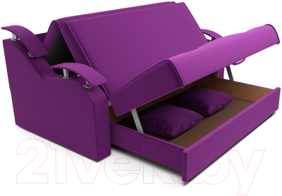 Диван Mebel-Ars Шарк №3 (фиолетовый)