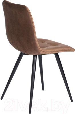 Стул Tetchair Chilly ткань/металл (коричневый Barkhat 12/черный)
