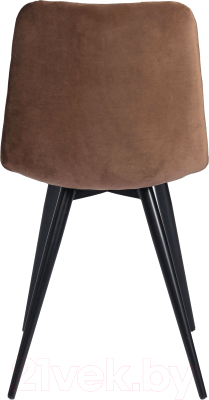 Стул Tetchair Chilly ткань/металл (коричневый Barkhat 12/черный)
