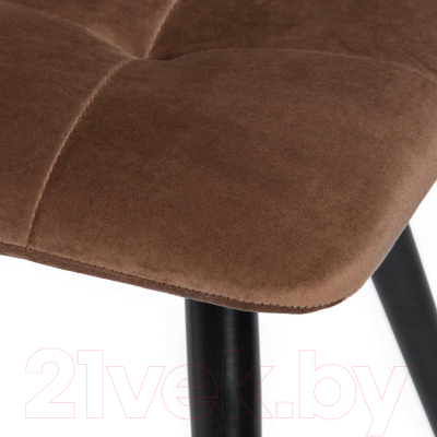 Стул Tetchair Chilly ткань/металл (коричневый Barkhat 12/черный)