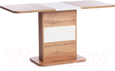 Обеденный стол Tetchair Smart 105-140x68.6х75 (дуб вотан/белый)