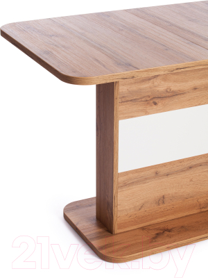 Обеденный стол Tetchair Smart 105-140x68.6х75 (дуб вотан/белый)