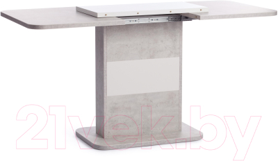 Обеденный стол Tetchair Smart 105-140x68.6х75 (белый бетон/белый)