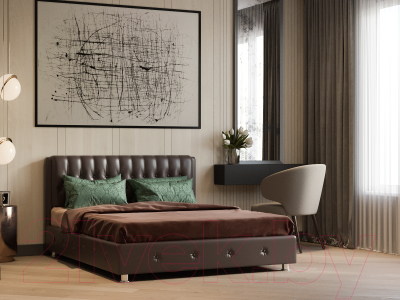 Полуторная кровать Mebel-Ars Граф 140