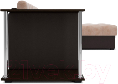 Диван угловой Mebel-Ars Атланта (кордрой бежевый)