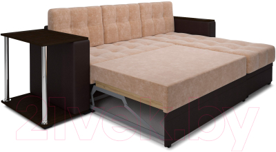 Диван угловой Mebel-Ars Атланта (кордрой бежевый)