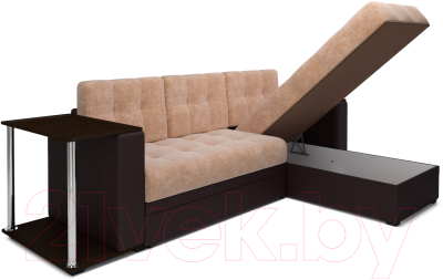 Диван угловой Mebel-Ars Атланта (кордрой бежевый)